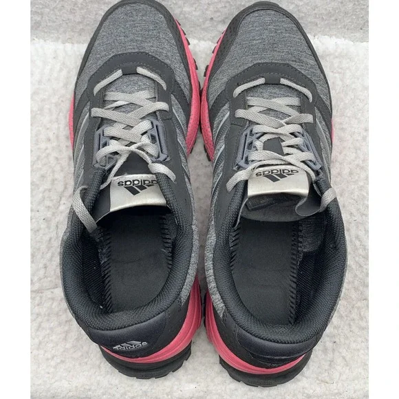 Adidas Running Shoes Womens 9 AKTIV Trails Hiking Gray Pink NO INSOLES B26576 - Picture 4 of 12